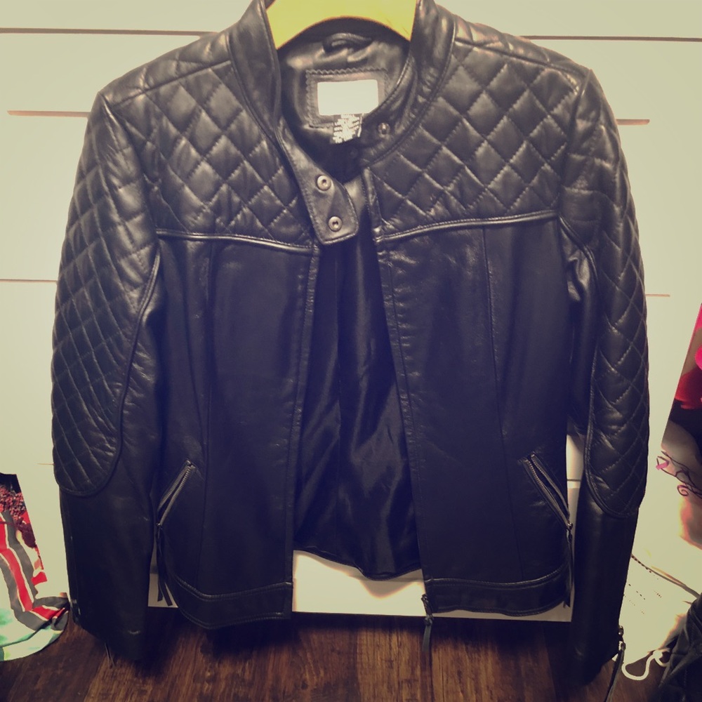 Neiman Marcus leather jacket